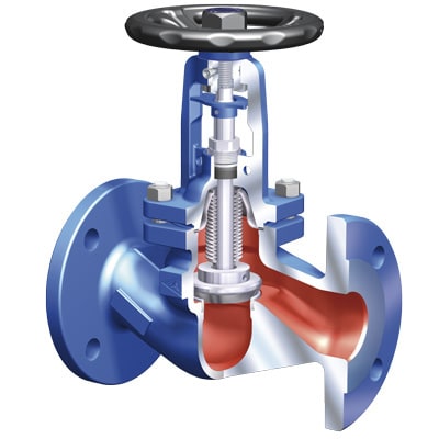 Distributor Ari Armaturen Globe Valve Bellow Seal ARI FABA DN 15 PN 16  Cast Iron surabaya